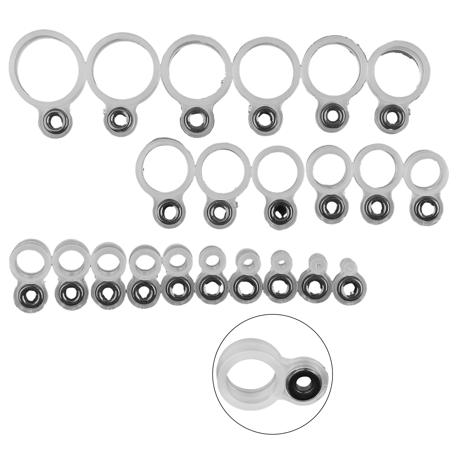 Fishing Rod Guide Replacement - 14/22Pcs Fishing Rod Eyelet Repair Kit