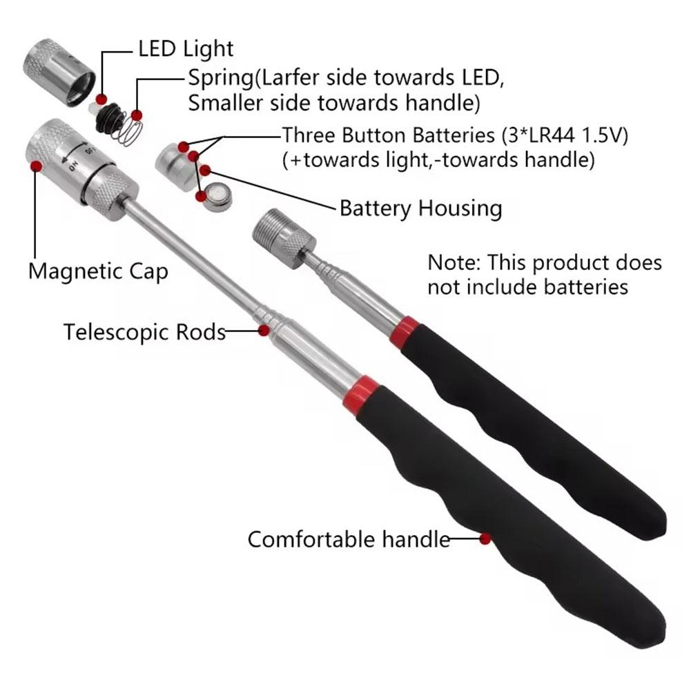 Telescopic Magnetic Pen with L - огляд і ціна Fishing Rod Travel