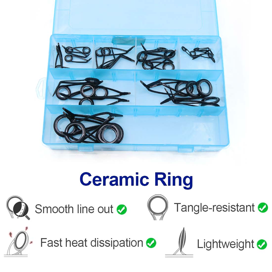 Fishing Rod Guide Repair Kit H - огляд і ціна Fishing Rod Guide Replacement