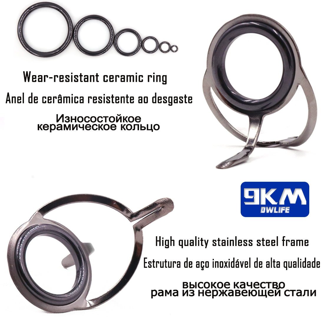 Fishing Rod Guide 9~200Pcs Sta - огляд і ціна Fishing Rod Guide Replacement