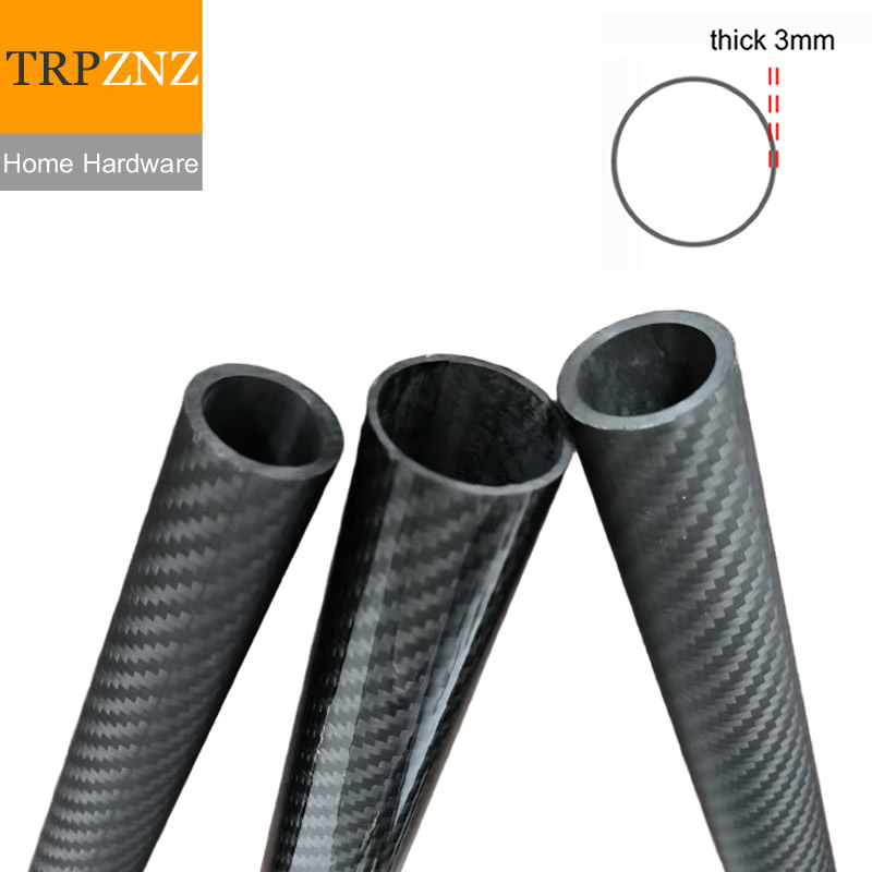 3K Carbon Fiber Tube Pipe OD 1 - огляд і ціна Fishing Rod Carbon Fiber