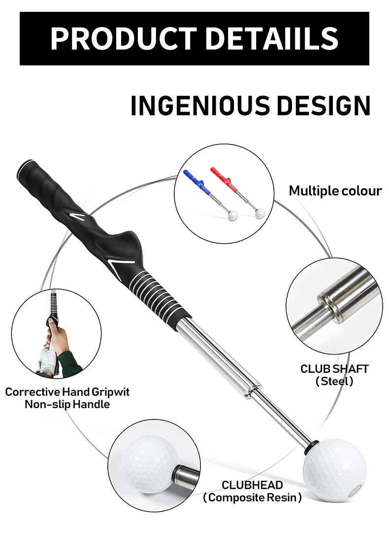 Golf Telescopic Swing Trainer  - огляд і ціна Fishing Rod Telescopic