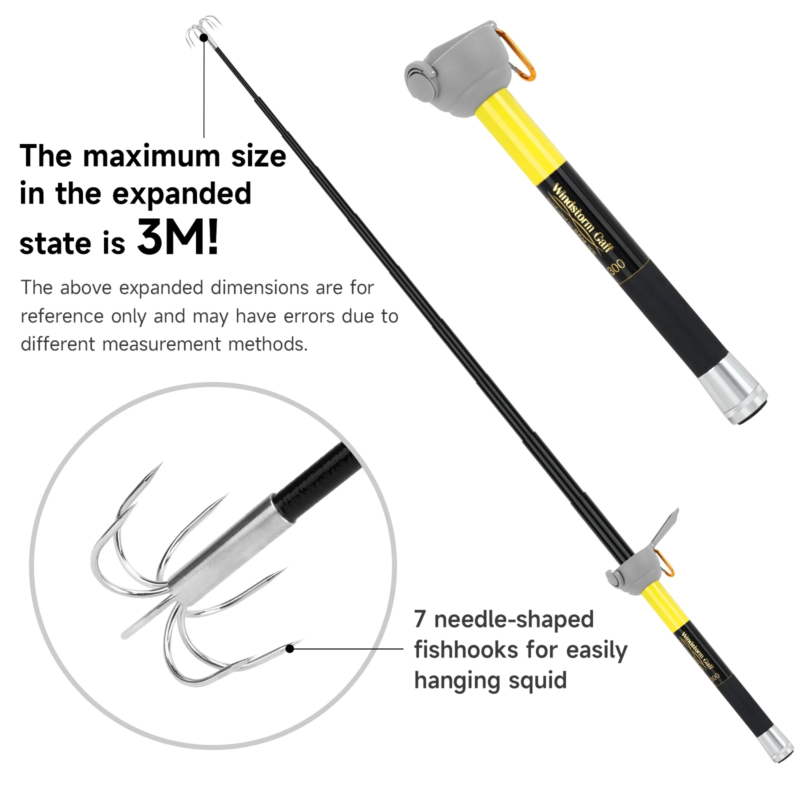 SANLIKE 7-claw Stainless Steel - огляд і ціна Fishing Rod Carbon Fiber
