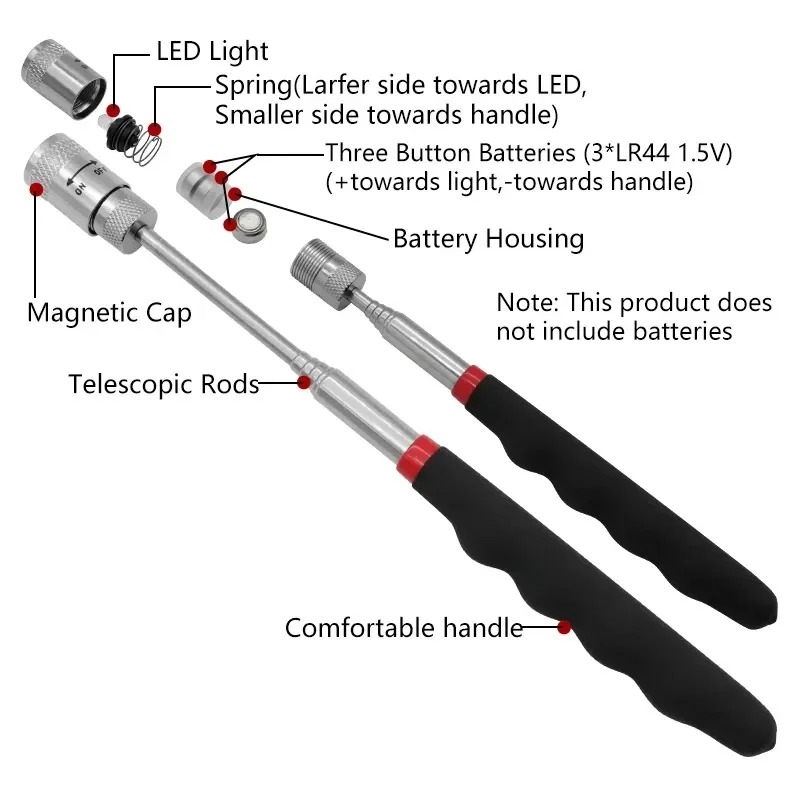 Telescopic Magnetic Pen with L - огляд і ціна Fishing Rod Travel