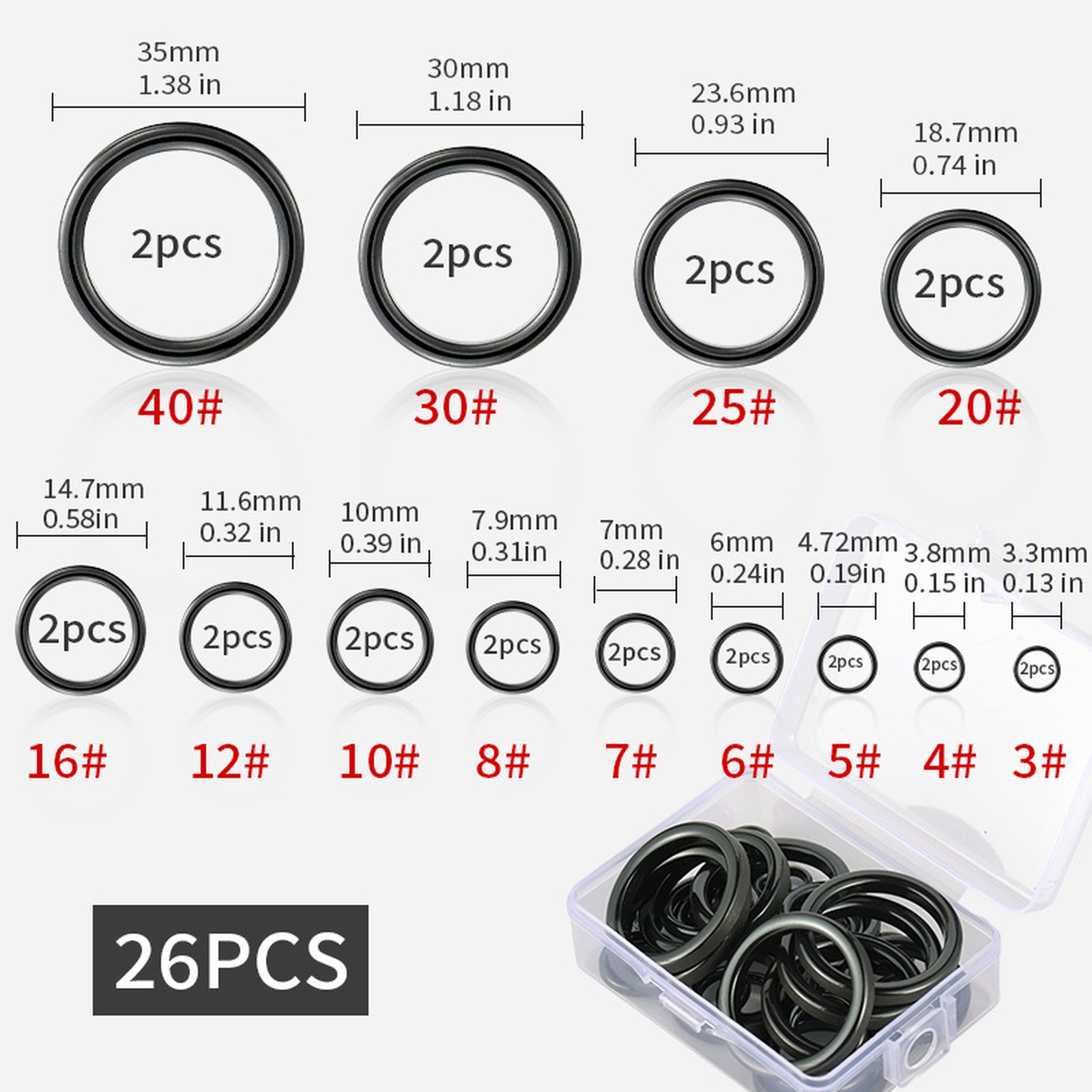 26PCS Fishing Rod Guide Ring K - огляд і ціна Fishing Rod Guide Replacement