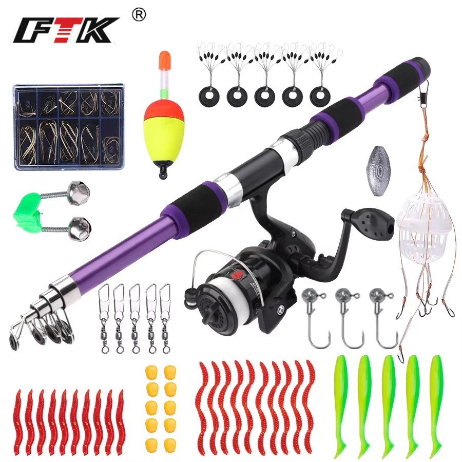 FTK 1.8M Portable Spinning Fis - огляд і ціна Fishing Rod Spinning