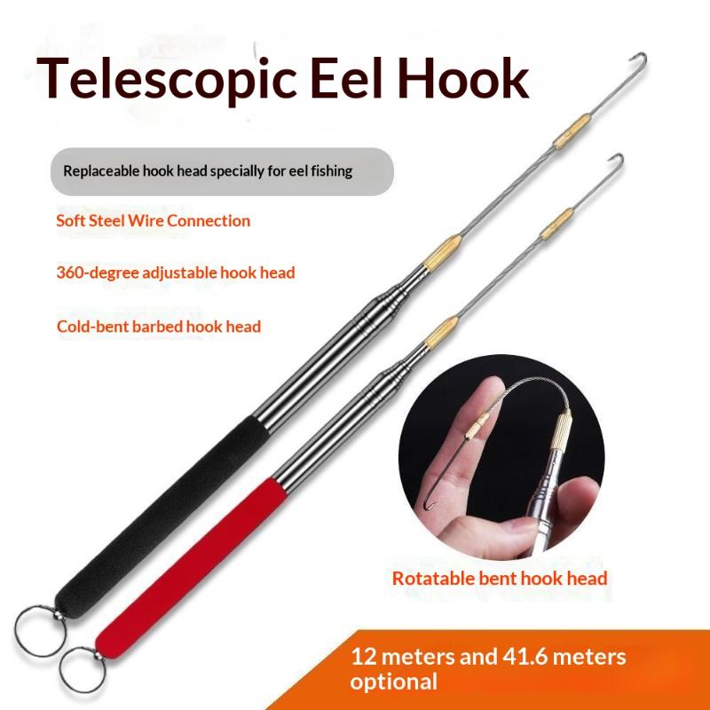 Telescopic Eel Fishing Hook 36 - огляд і ціна Fishing Rod Telescopic